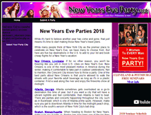 Tablet Screenshot of new-years-eve-party.net